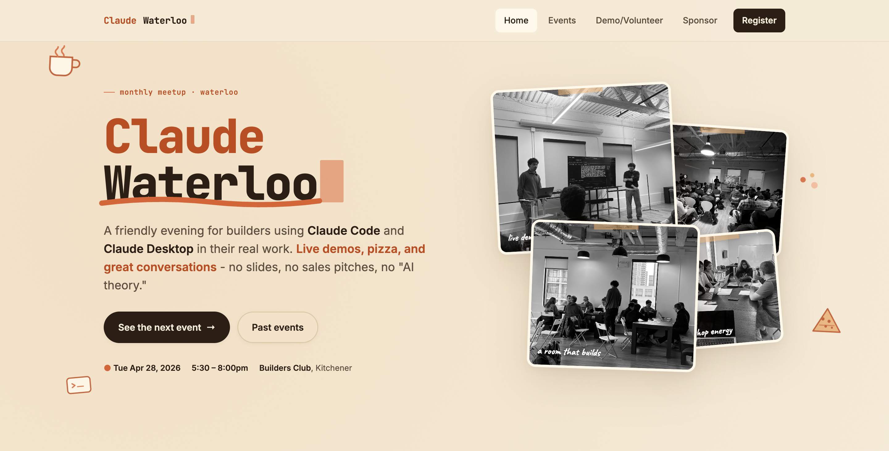 Claude Waterloo website